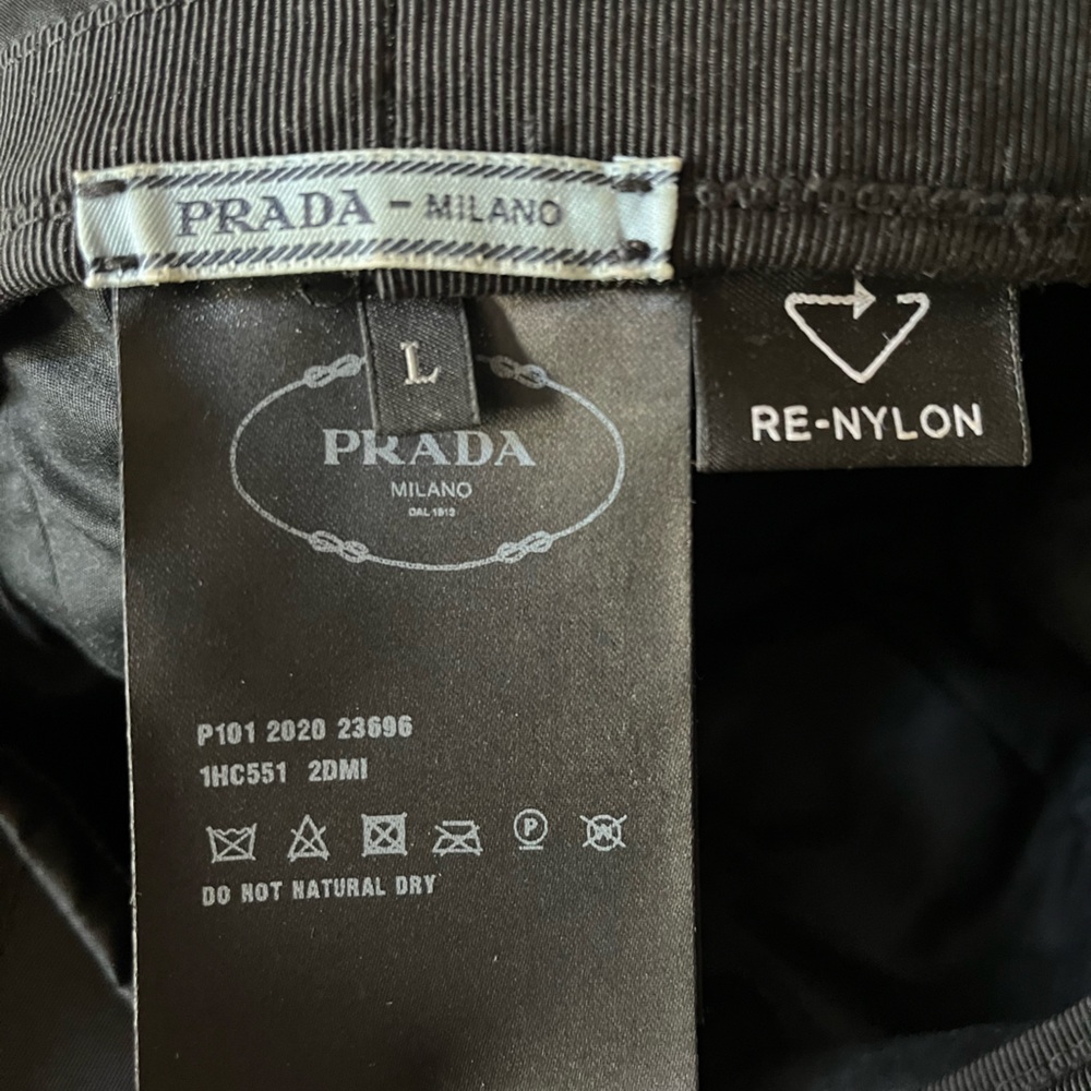 Prada Re-Nylon Fisherman Cap - L - Picture 8 of 10